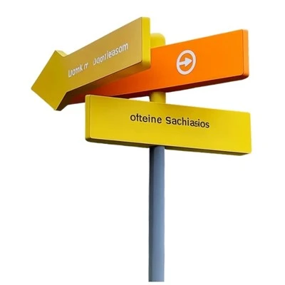 Intersection Directional Sign